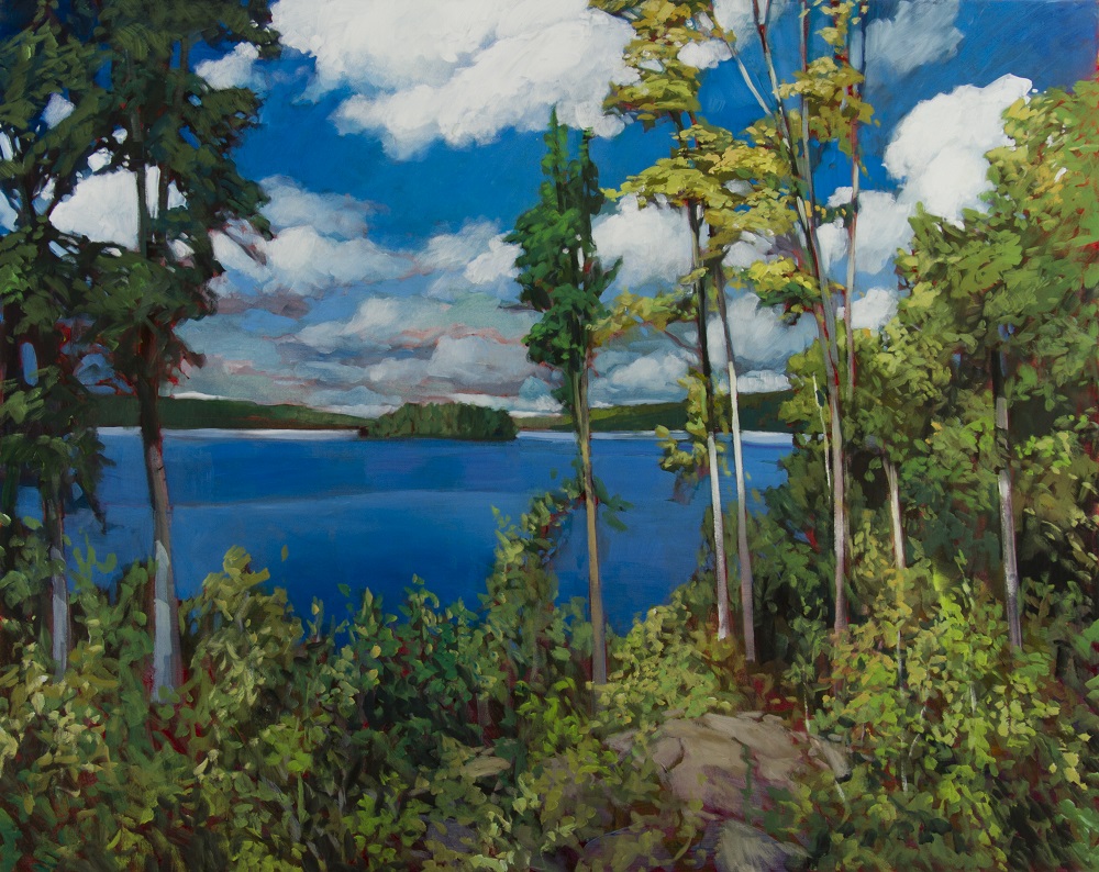 Painting_Elephant Lake by Philip Craig