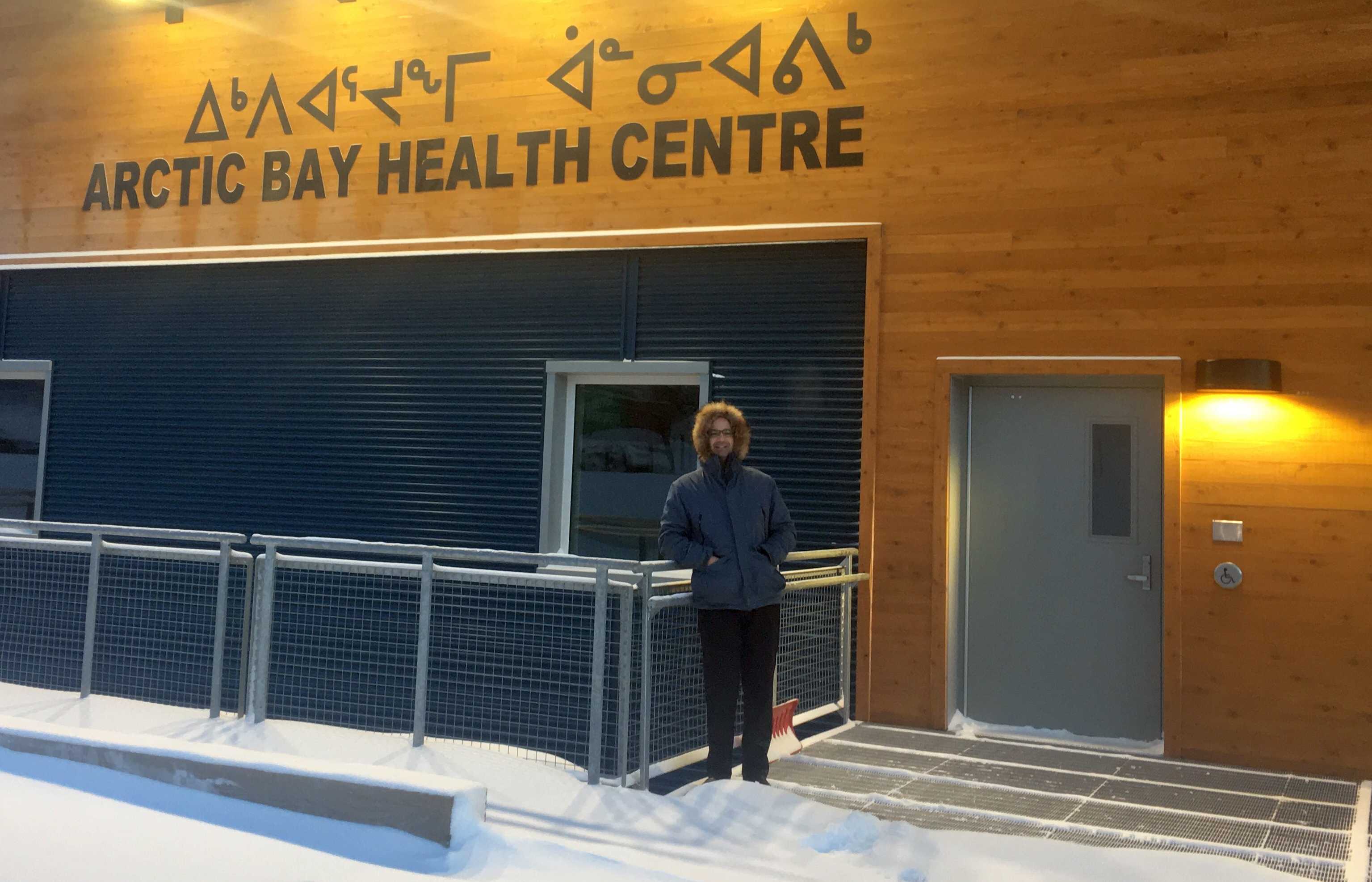 Professor Barry Pakes in Arctic Bay