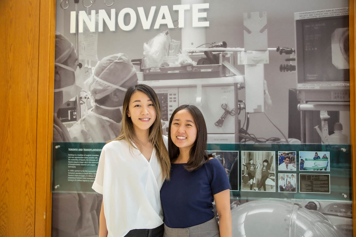 Natalie Phung and Anna Chen, who helped launch a new wellness ambassadors program for medical students 