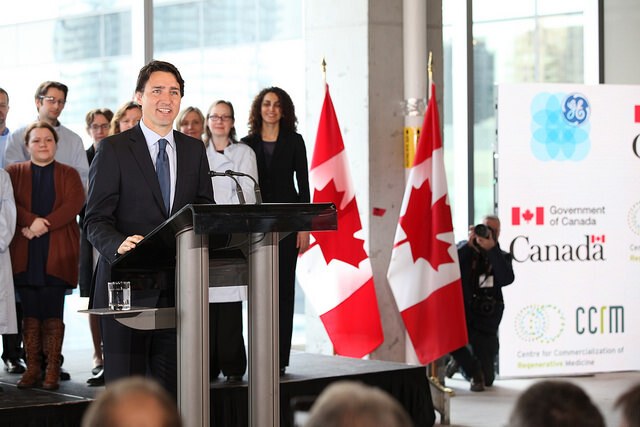 Prime Minister Justin Trudeau announced that the federal government will contribute $20 million to the Centre for Commercialization of Regenerative Medicine to establish a new Centre for Advanced Therapeutic Cell Technologies.